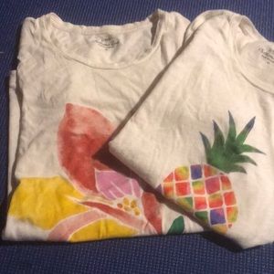 J crew collection tees